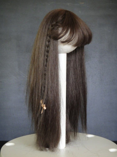 Doll wig brun 100 natural - doll,