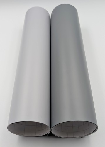 Matt grey self adhesive - grey, vinyl