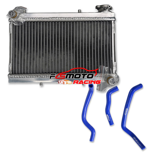Aluminum radiator blue - aluminum, radiator+blue