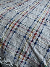 Vintage Retro Woven Fringed