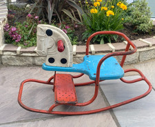 Vintage 1960s Triang Gee-Gee Rocking Horse made in England 