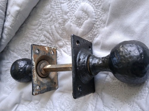 Antique cast iron oval - antique, door