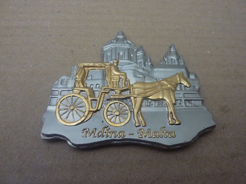 Metal souvenir fridge - metal, magnet
