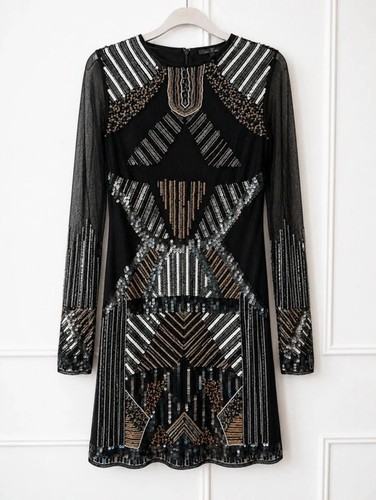 River island black - sequin, art