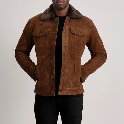 Men real suede - suede, leather