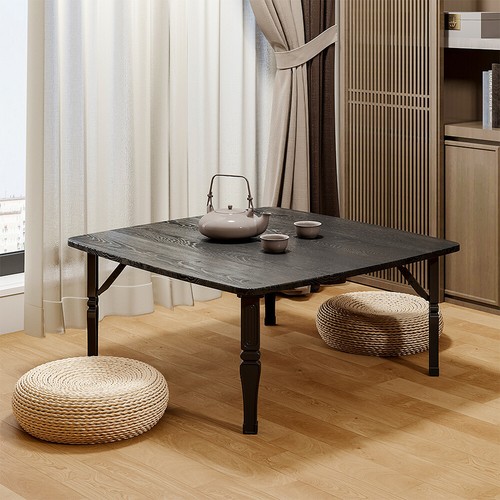 Folding coffee table wooden - folding,