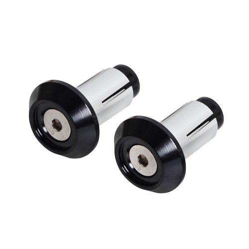 Black handlebar bar ends - bar,