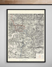 WWI Trench Map • Battle of