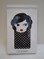 Lulu Guinness Black, White & Red Doll Face iphone 6 Case NWOT!!