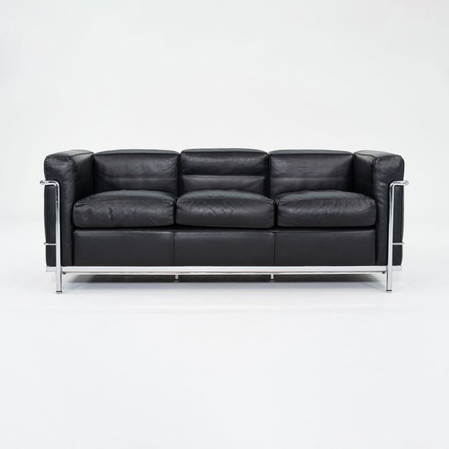 2010s cassina lc2 - lc2, 3-seat