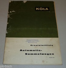 Parts Catalog Köla Automatic