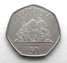 GIBRALTAR 50 PENCE 2007