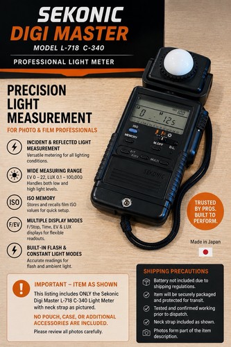 Sekonic digi master 718 - sekonic,
