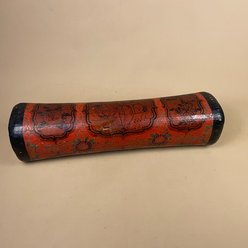 Chinese lacquer pillow - chinese,