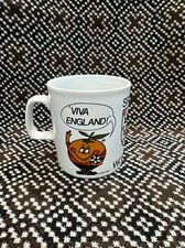 Vintage Spain ‘82 World Cup Ceramic Mug Viva England Kilncraft England Football