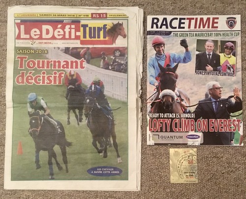Mauritius horse racing - horse,