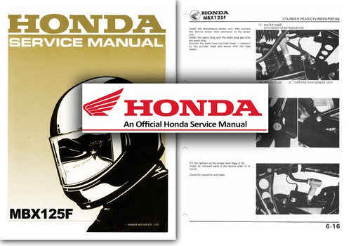 Honda mbx125f service - honda,
