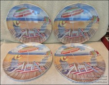 4 NEW MELAMINE 11" DINNER