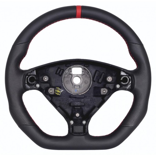 Leather steering wheel fit - leather,