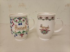 2 x Fine Bone China Harrods