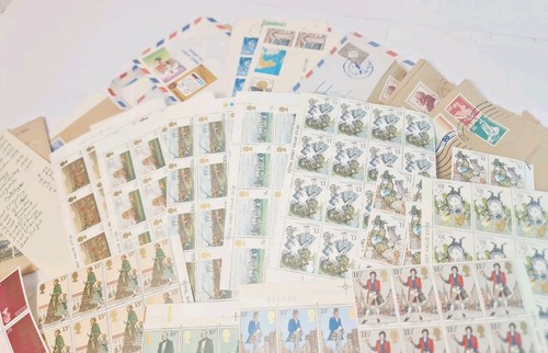 Lot mixture stamps mint - lot,