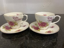 Fenton China Ruby Wedding Cup