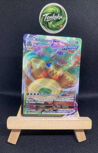 Pokemon card rillaboom vmax - card,