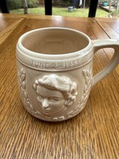 Vintage Coronation Mug 1953 Queen Elizabeth 11 By KSP England