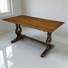 Old Charm Dining Table 5ft Long Seats 6  Light Oak Yorke ~ 2119 FREE UK Delivery