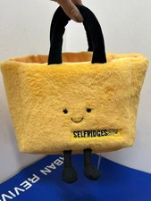 Jellycat X Selfridges UK Exclusive Yellow Shopping Bag NEW WITH TAGS