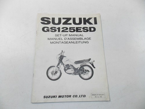 Oem 1982 suzuki gs125esd setup - suzuki,