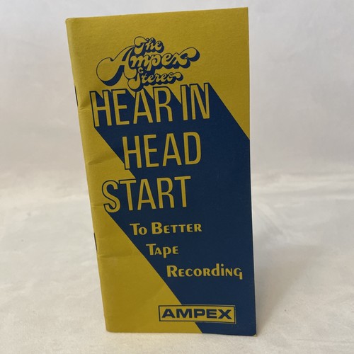 Owners manual ampex - manual, tape
