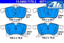 FRONT BRAKE PADS SET LEFT & RIGHT SIDE 13.0460-7179.2 ATE I
