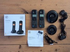 BT Everyday Digital Cordless Phone Handsets Stations Adaptors 090662 Black