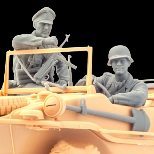 Wwii german vehicle crew - german,