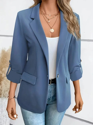 Ladies ruched sleeve fully - ruched,