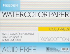 MEEDEN Watercolor Paper Block