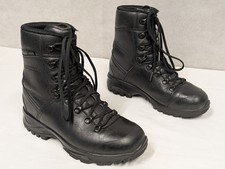 LOWA Black Leather Goretex Mountain Boots Size UK 7 - Bundeswehr German Army