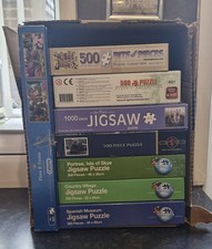 500 Piece Jigsaw Puzzle Bundle and 1 1000 piece X 11 Puzzles In Total