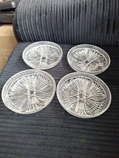  Cut Glass Platter Serving