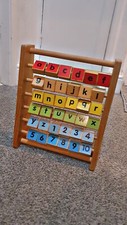 Alphabet letters Abacus With