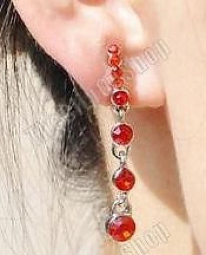 Clip crystal red - crystal,