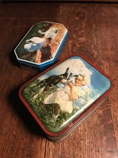 X2 Vintage Biscuit Tins