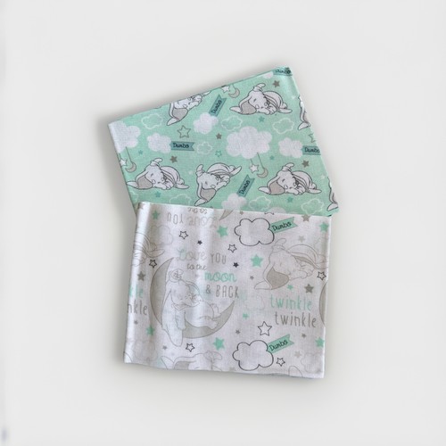 Dumbo cotton fat quarters 2 - dumbo,