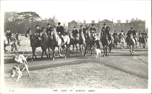 Vintage rppc the hunt - vintage,