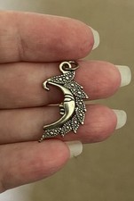 Crescent Moon Pendant Charm In