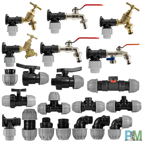 Mdpe pipe compression fittings - compression,