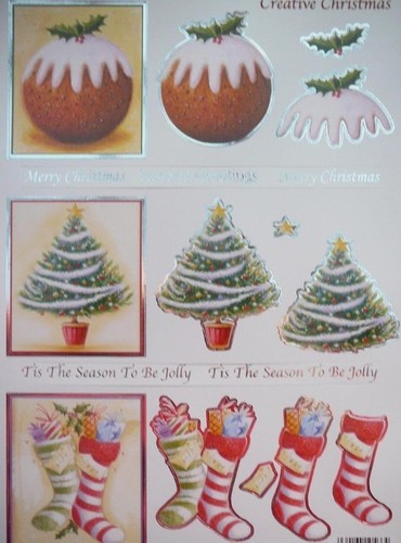 Christmas fun die cut 3d - die,