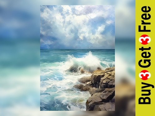 Dynamic ocean waves oil - dynamic,