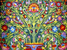 Art Ceramic Mural Backsplash Bath Flowers Tile #809